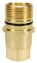 Dixon W8F8-B 1" WING NIPPLE, 1" NPTF, BRASS Body Material: BRASS Body Size: 1"